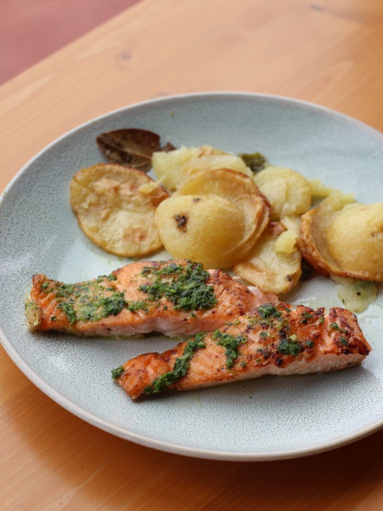 salmon plancha